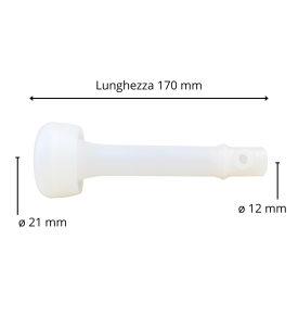 Tettarella in silicone per capre adattabile Delaval 961430-01